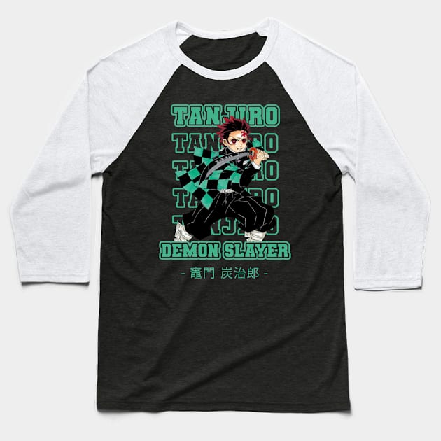 Tanjiro Kamado Baseball T-Shirt by Pantat Kering